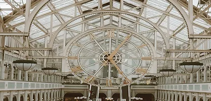 Dublin – glass-roofed Victorian atrium