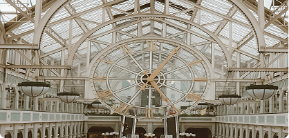 Dublin – glass-roofed Victorian atrium